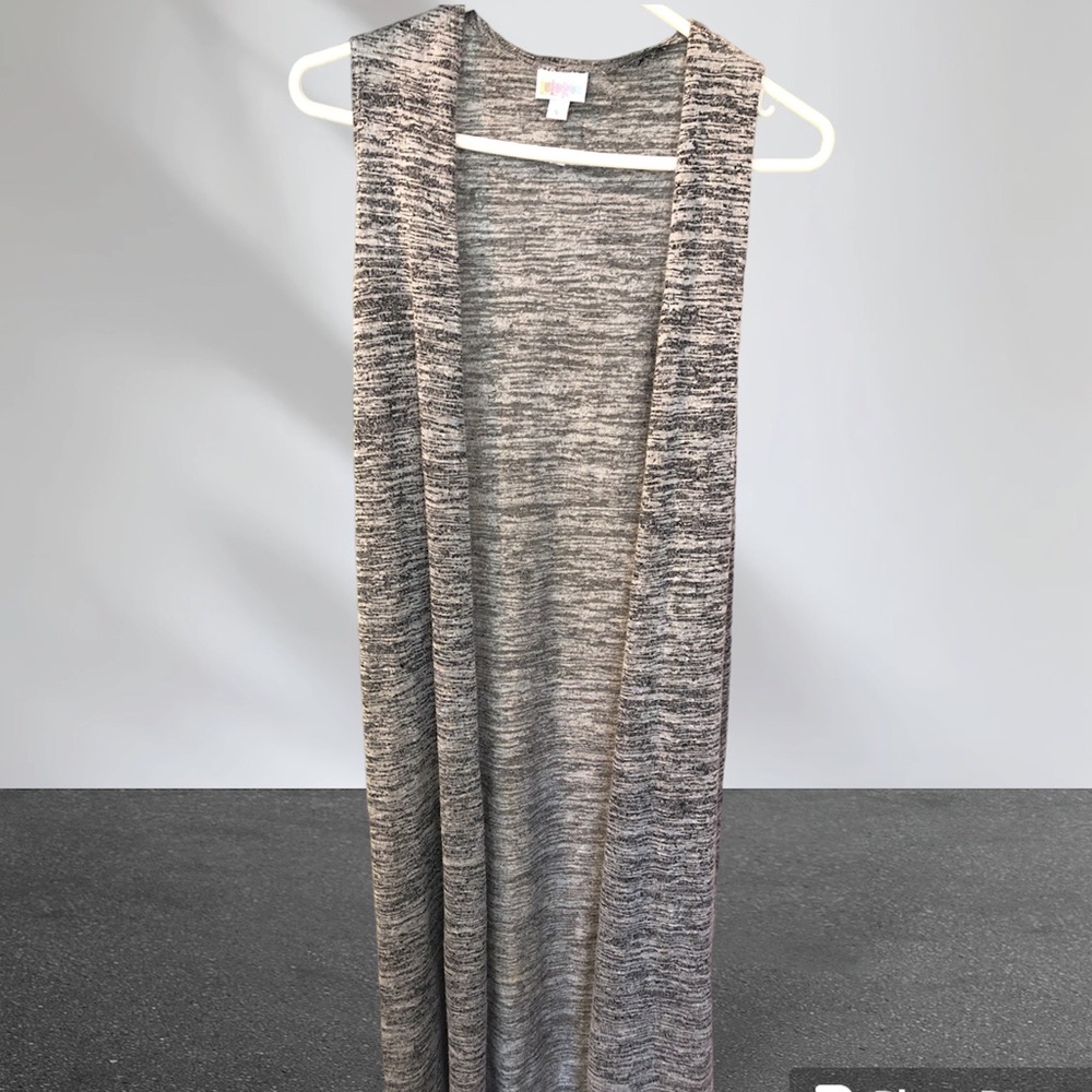 LuLaRoe size S long grey vest